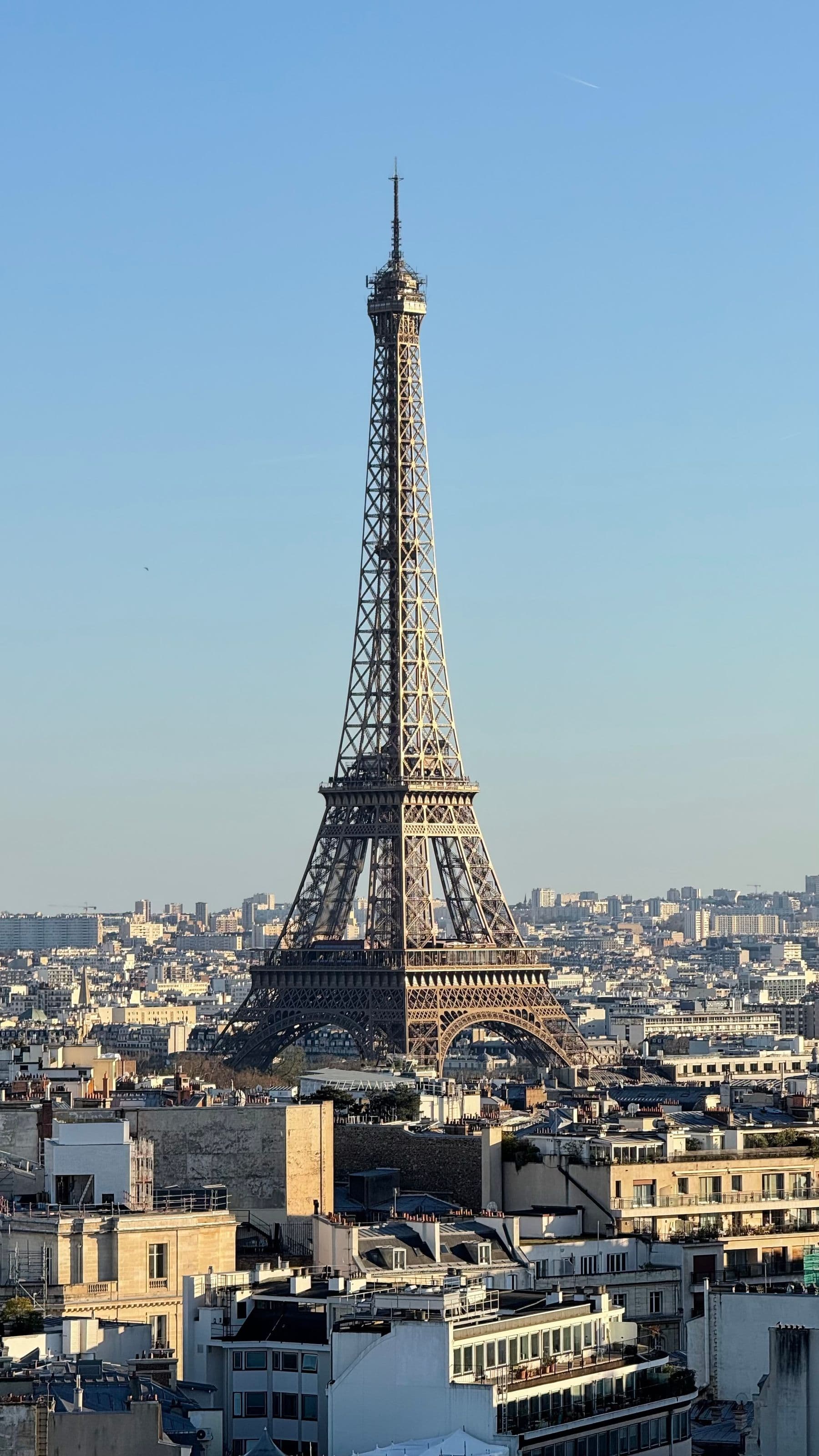 Paris skyline and Eiffel Tower