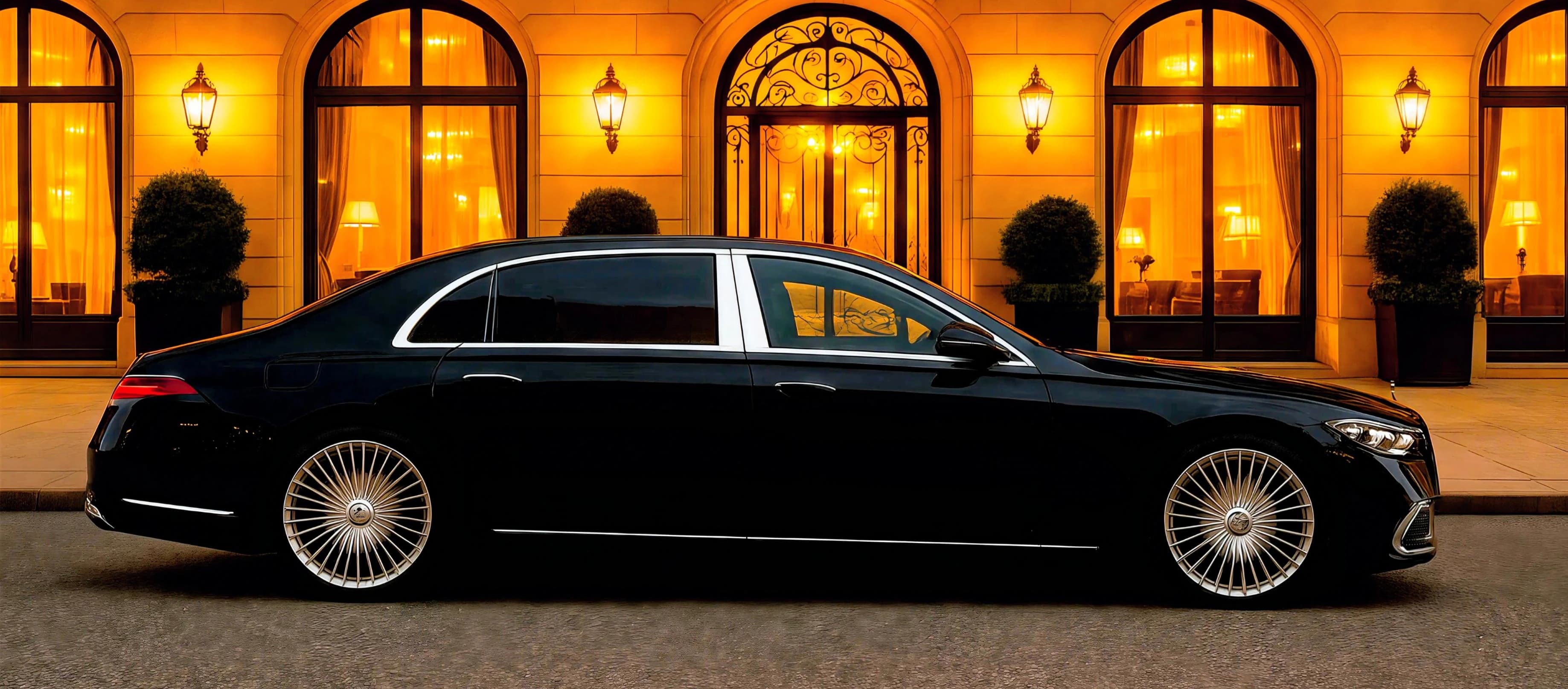 VIP Limo Mercedes-Maybach premium chauffeur service in Luxembourg