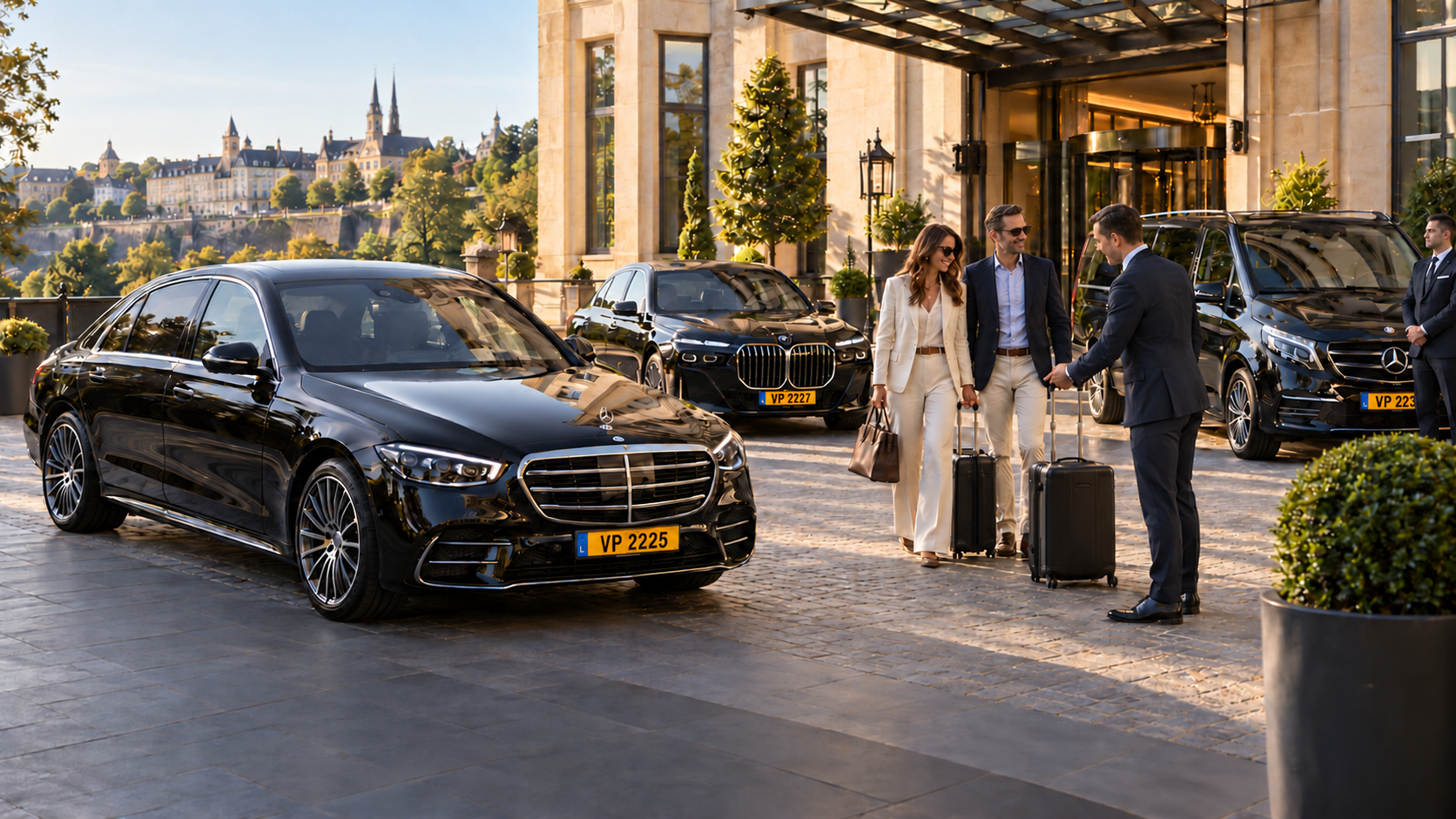 VIP Limo — Mercedes, BMW et accueil avec chauffeur